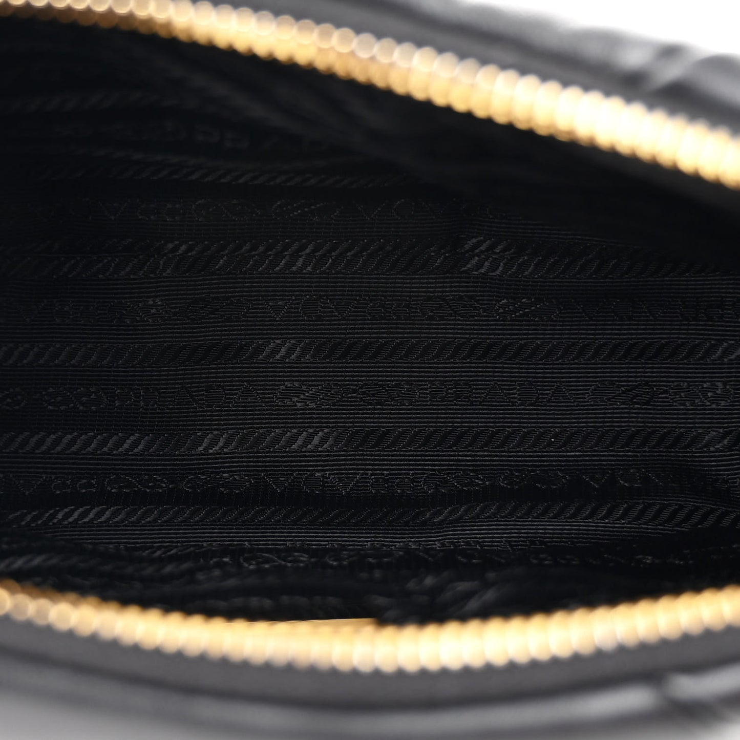 Nappa Triangle Quilted Patchwork System Bag Black