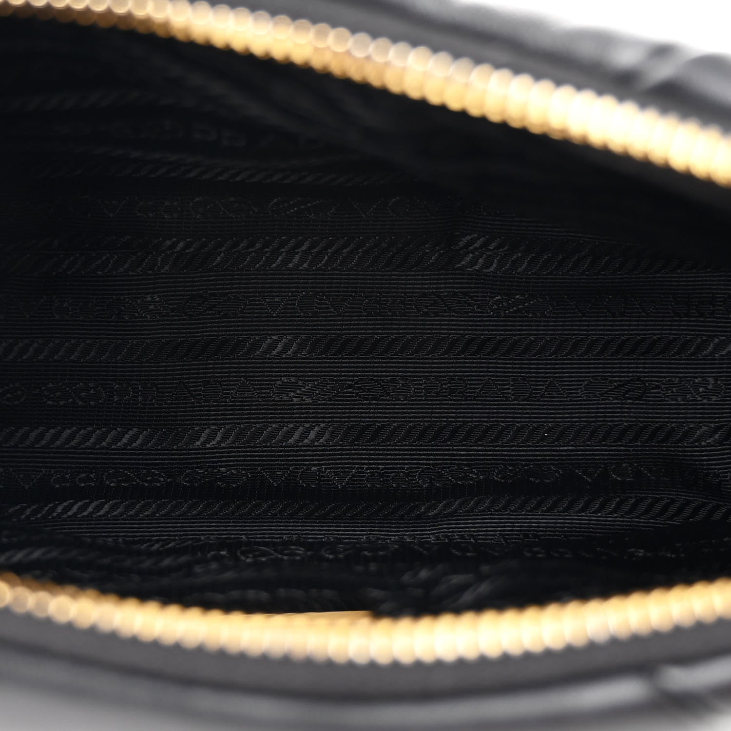 Prada Nappa Triangle Quilted Patchwork System Bag Black 5 of 10