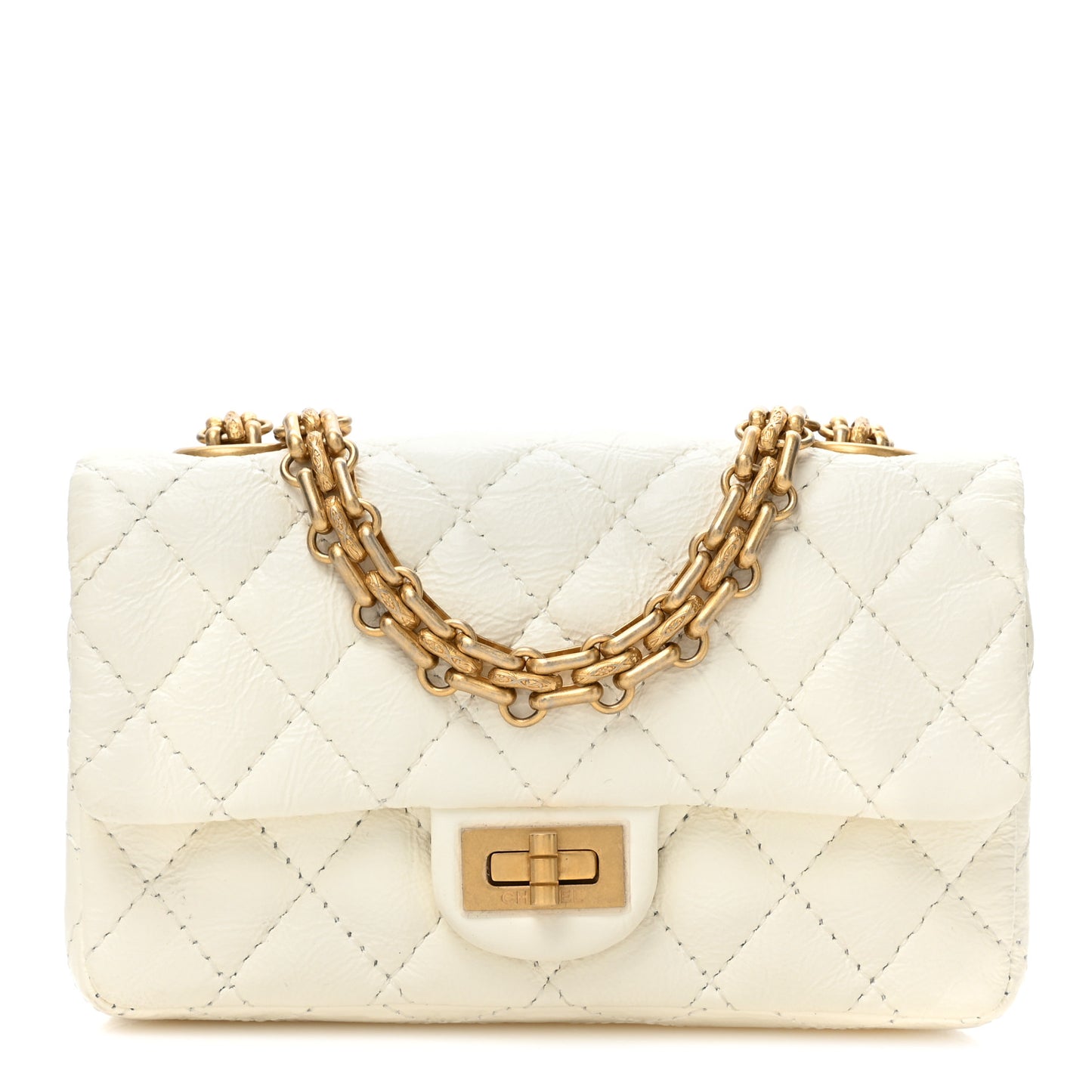 Lambskin Calfskin Tweed Success Story Set of 4 Minis Bags White