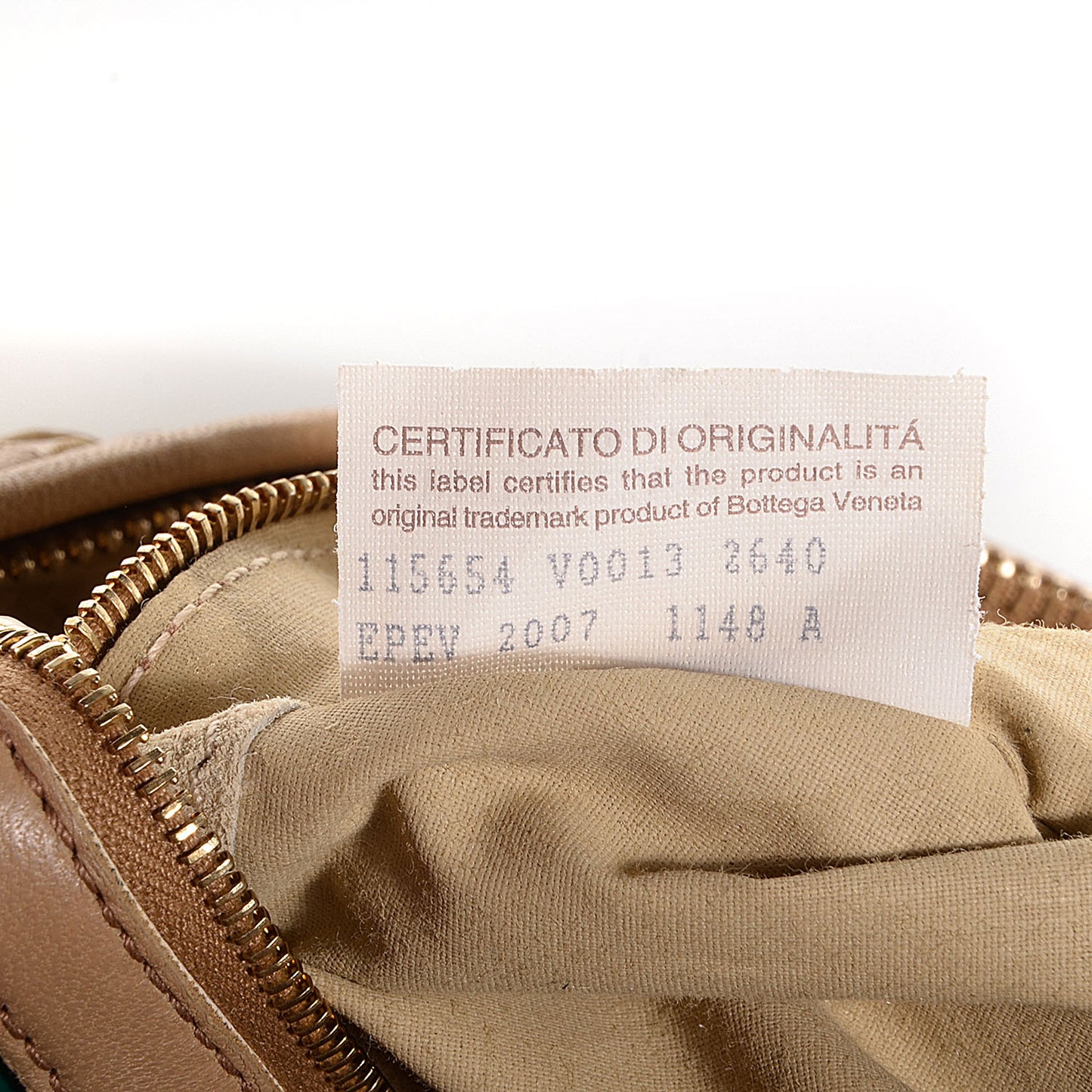Nappa Intrecciato Large Veneta Hobo Camel