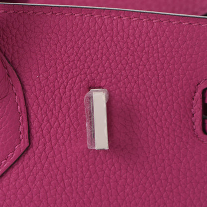 Hermes Togo Birkin 25 Rose Pourpre 27 of 38