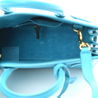 Saint Laurent Calfskin Nano Sac De Jour Turquoise 4 of 9