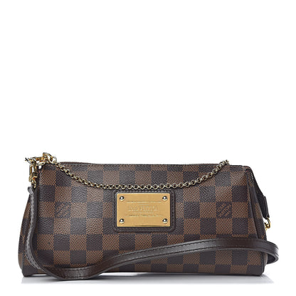 Louis Vuitton Damier Ebene Eva Clutch 1 of 13