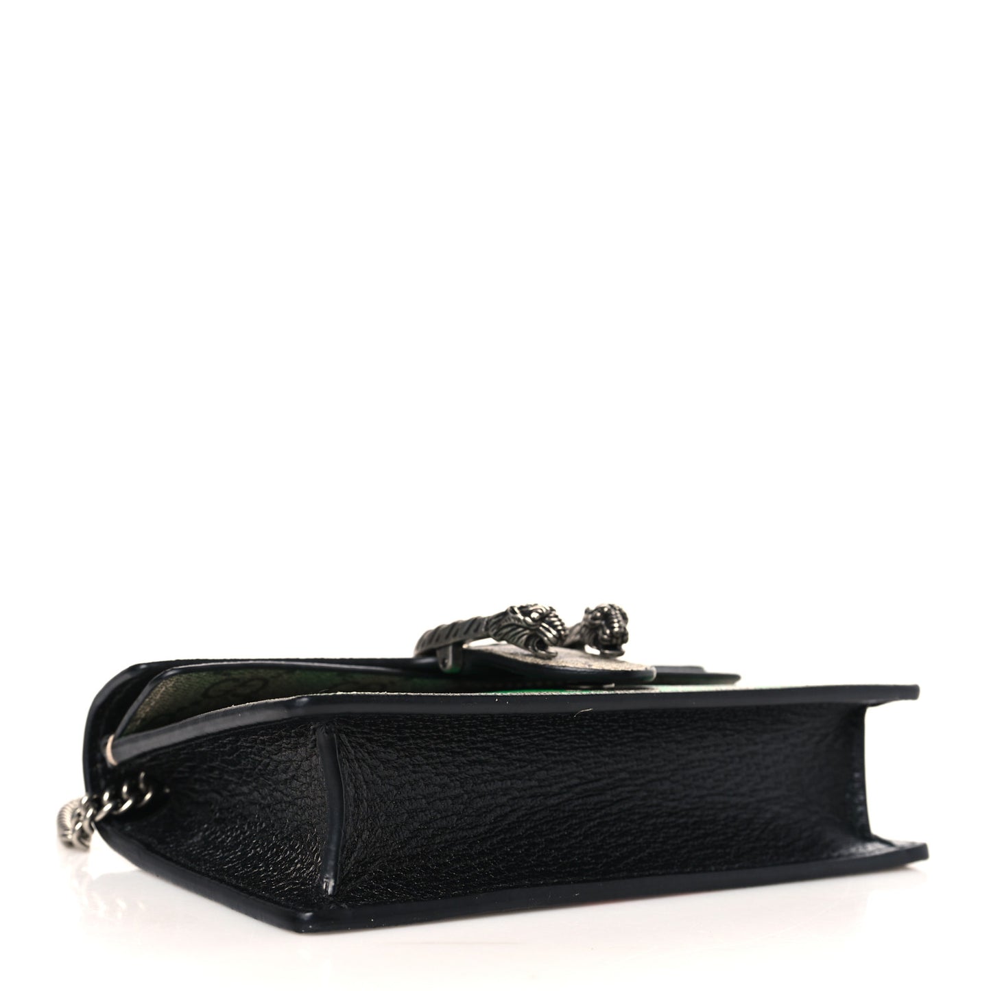 GG Supreme Monogram Equestrian Mini Dionysus Shoulder Bag Beige Ebony Multicolor Black