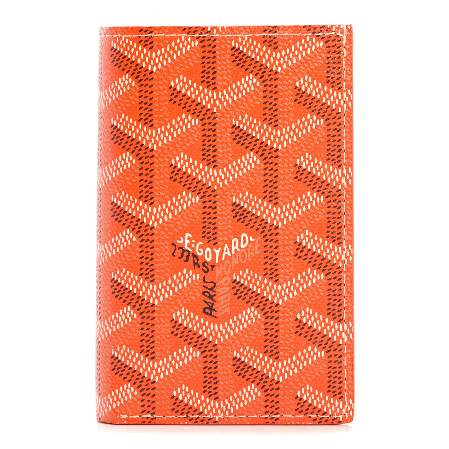 Goyard Goyardine Saint Pierre Card Holder Orange 1 of 11