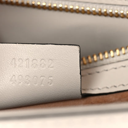 Gucci Calfskin Small Sylvie Shoulder Bag Off White 8 of 10