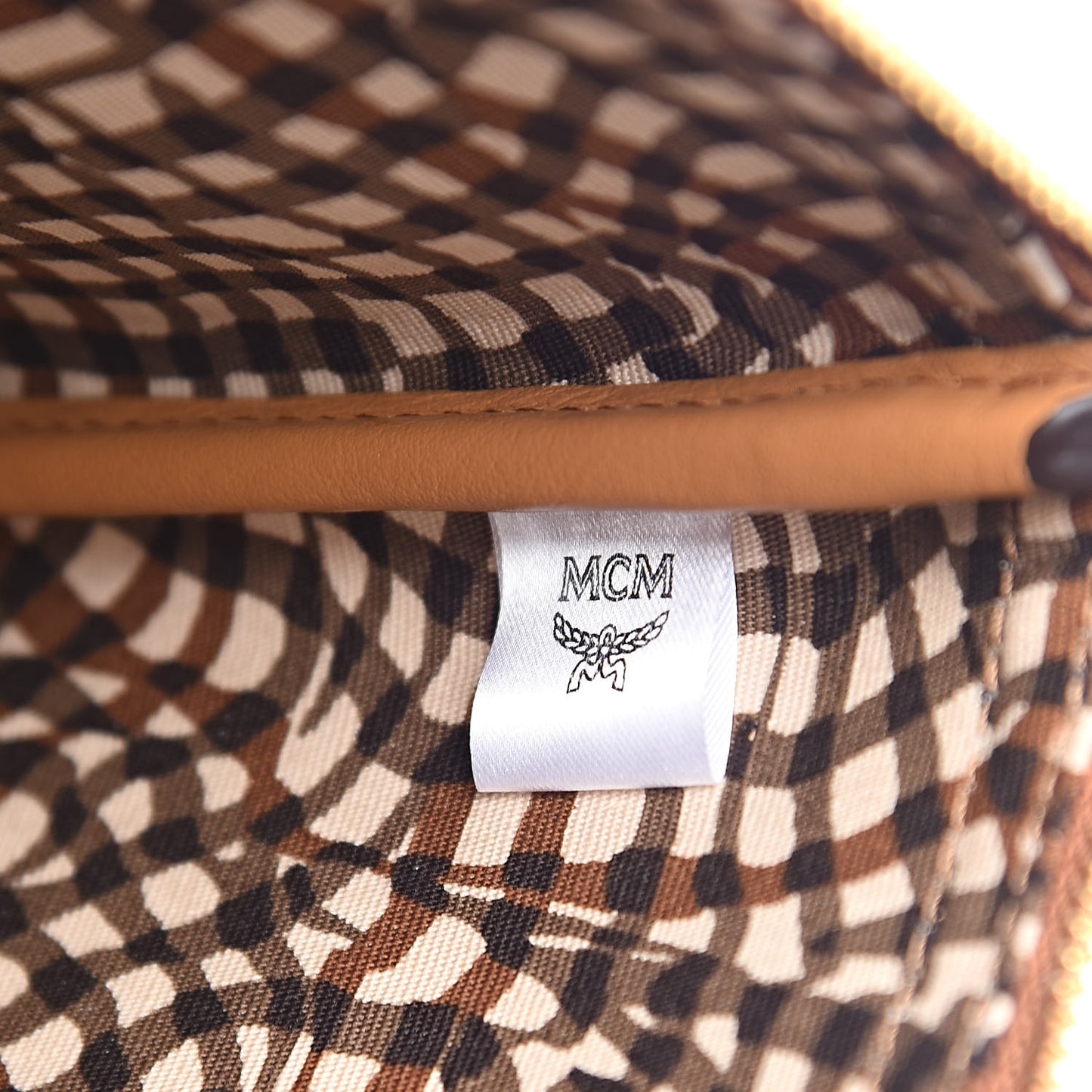 Visetos Medium Liz Reversible Shopper Tote Cognac