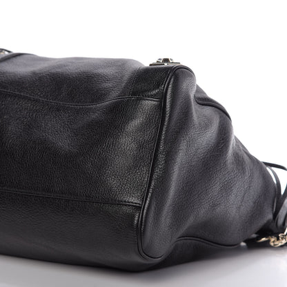 Balenciaga Chevre Gold Metallic Edge Hardware Velo Black 7 of 9