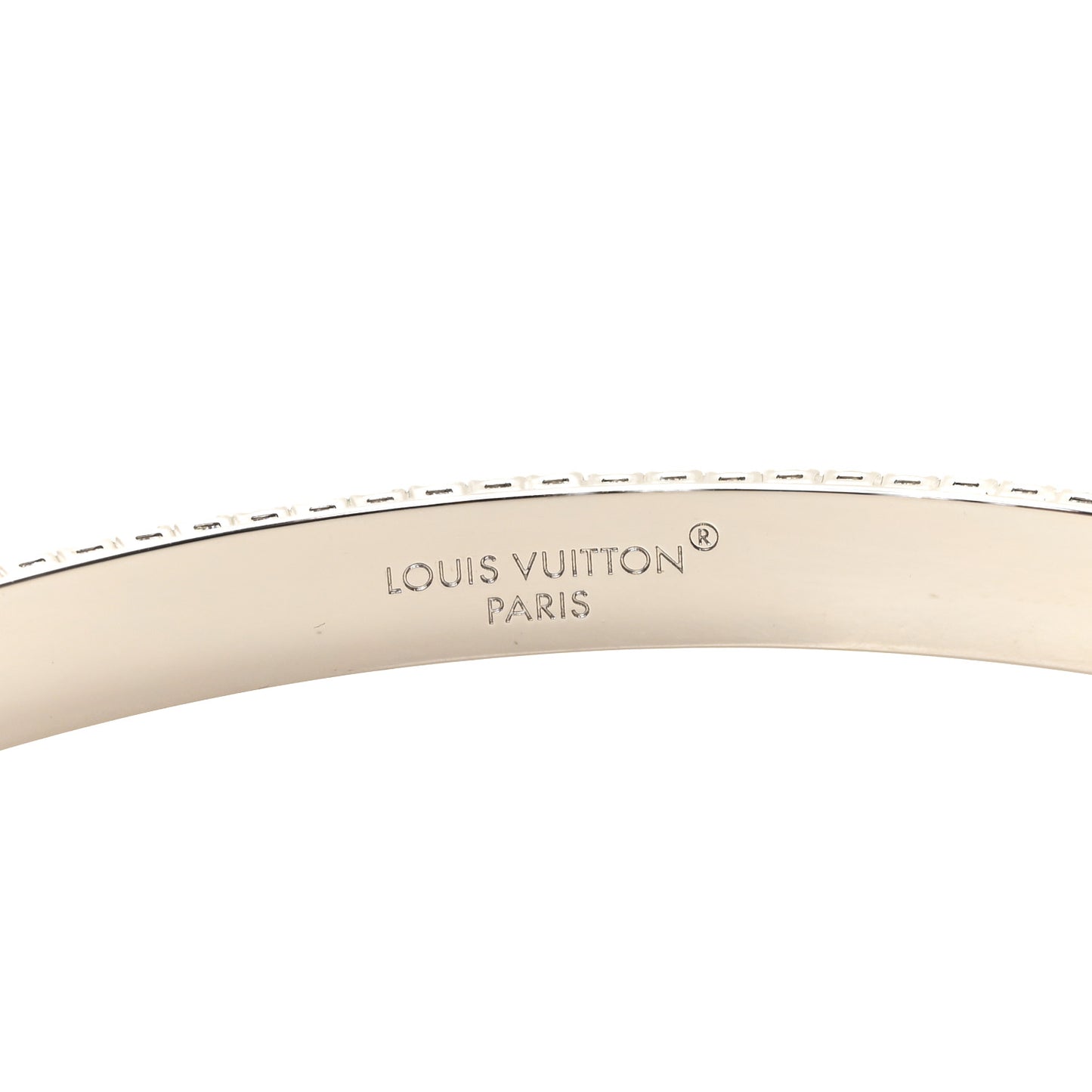 Strass Monogram LV Icon Headband Silver