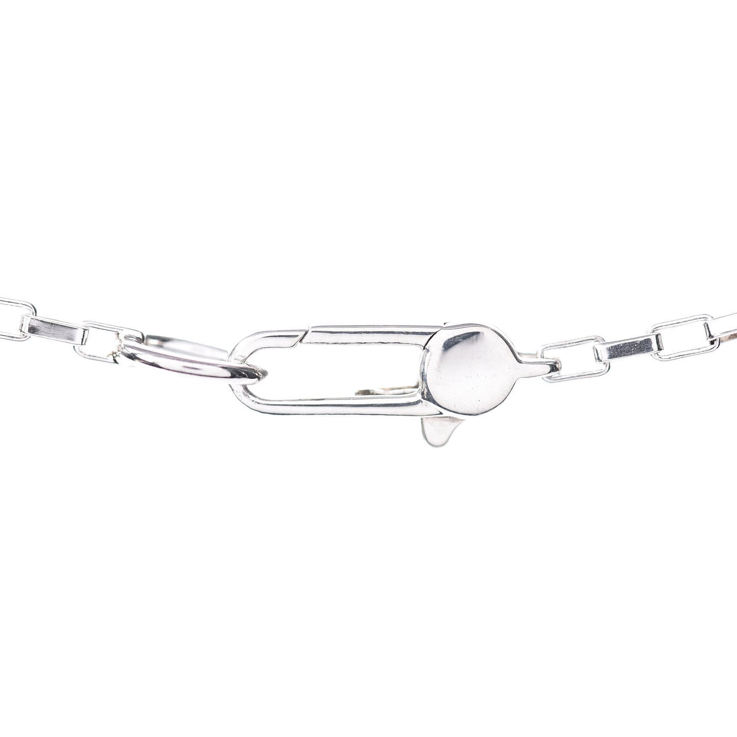 Sterling Silver Trademark Logo Circle Pendant Necklace