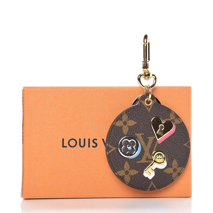 Louis Vuitton Monogram Love Lock Bag Charm Key Holder 4 of 4