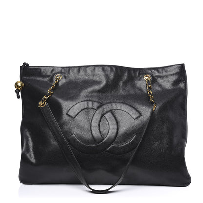 Chanel Caviar CC Shoulder Bag Black 1 of 11