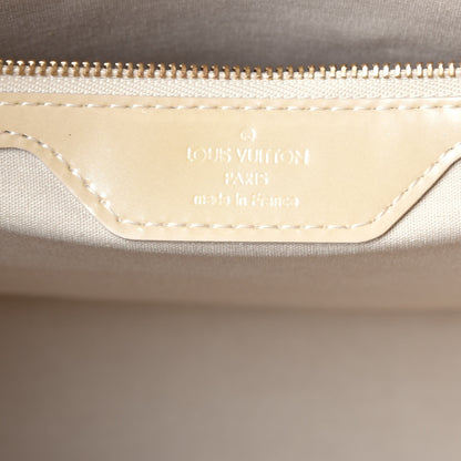 Louis Vuitton Vernis Wilshire MM Blanc Corail 6 of 8