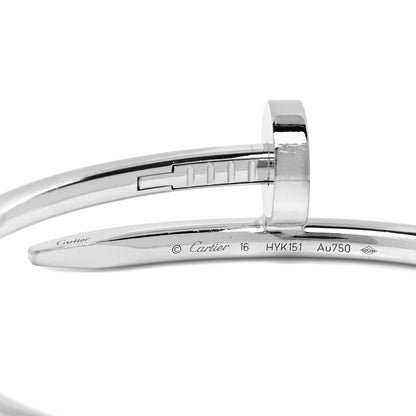 Cartier 18K White Gold Juste Un Clou Bracelet 16 4 of 5