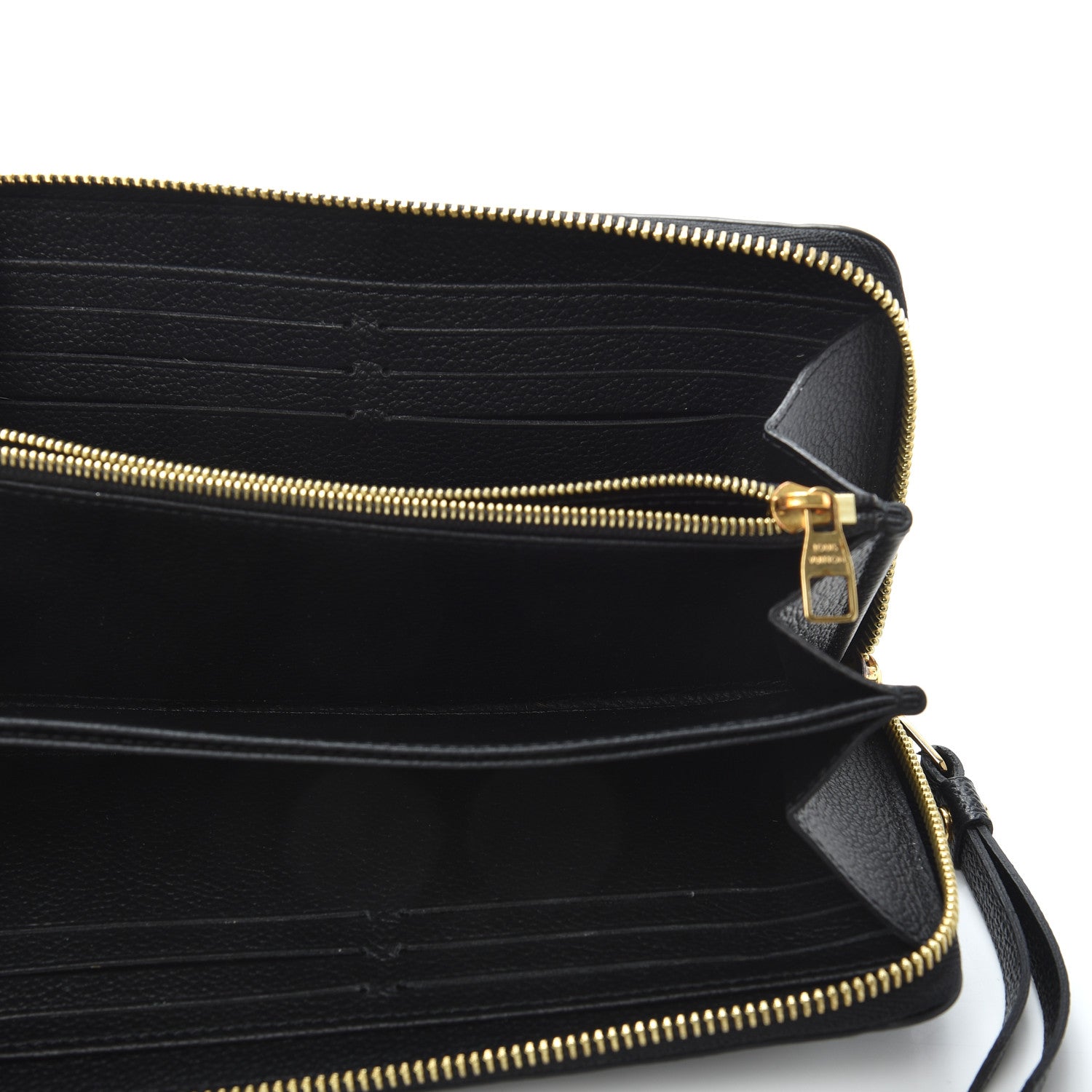 Louis Vuitton Empreinte Zippy Wallet Black 4 of 7