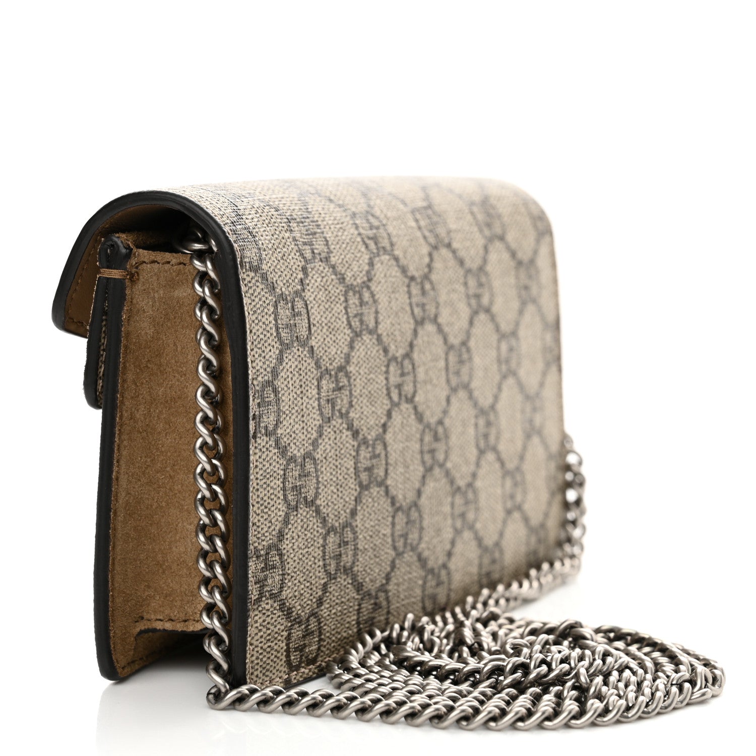 Gucci GG Supreme Monogram Super Mini Dionysus Shoulder Bag Taupe 3 of 11