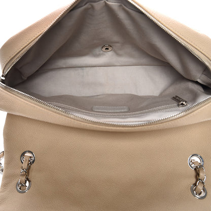Chanel Caviar Quilted Jumbo Easy Flap Beige 5 of 12