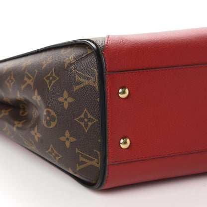 Louis Vuitton Calfskin Monogram Kimono Tote Cherry 6 of 10