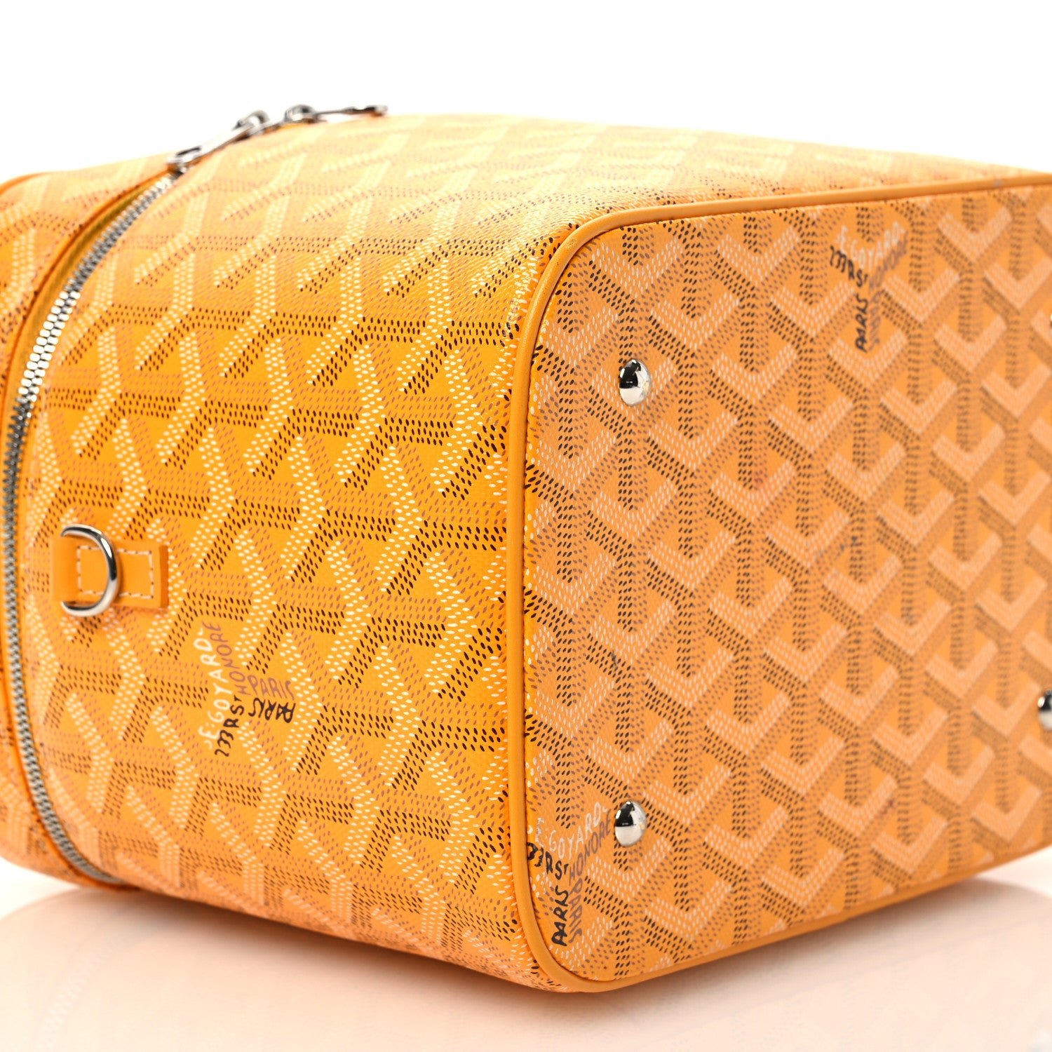 Goyard Goyardine Muse Vanity Case Yellow 9 of 15