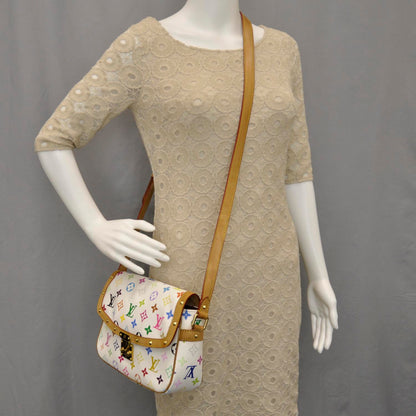 Louis Vuitton Monogram Multicolor Sologne White 2 of 10