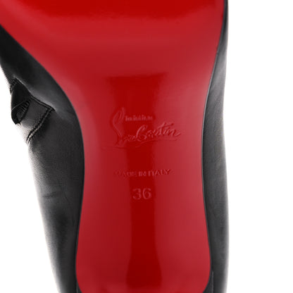 Christian Louboutin Calfskin Eleonor 85 Ankle Boots 36 Black 6 of 14