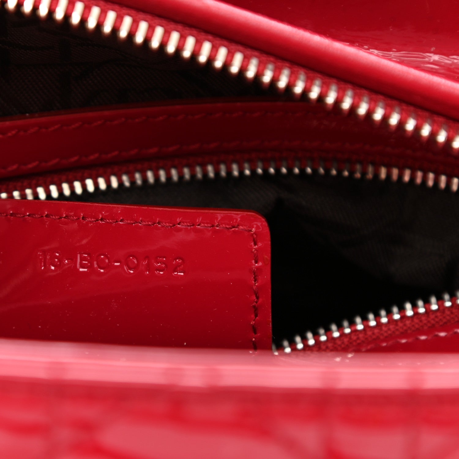 Christian Dior Patent Cannage Medium Lady Dior Red 7 of 13