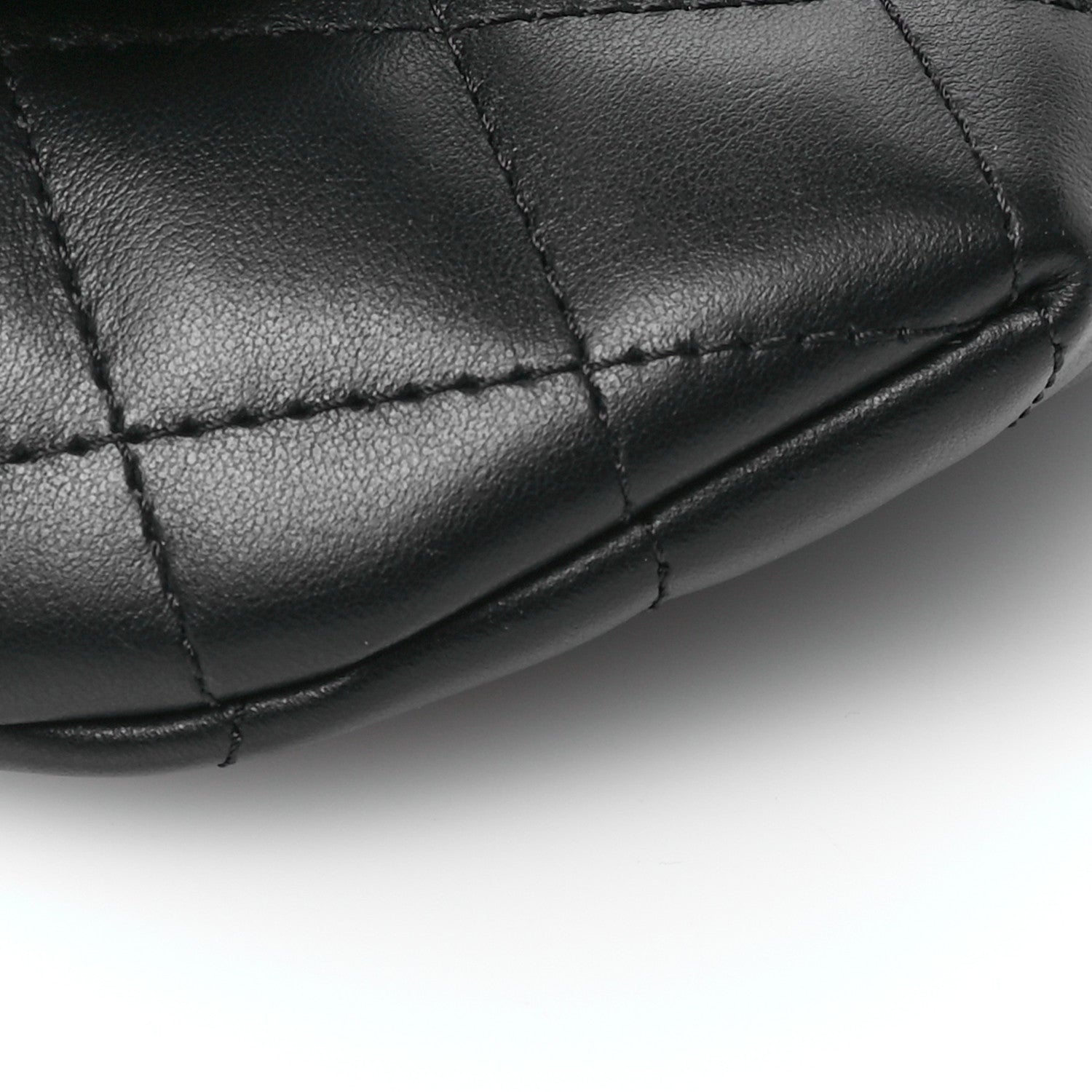 Chanel Calfskin Quilted CC Uniform Flap Belt Bag Black 9 of 10