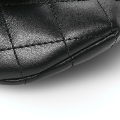Chanel Calfskin Quilted CC Uniform Flap Belt Bag Black 9 of 10