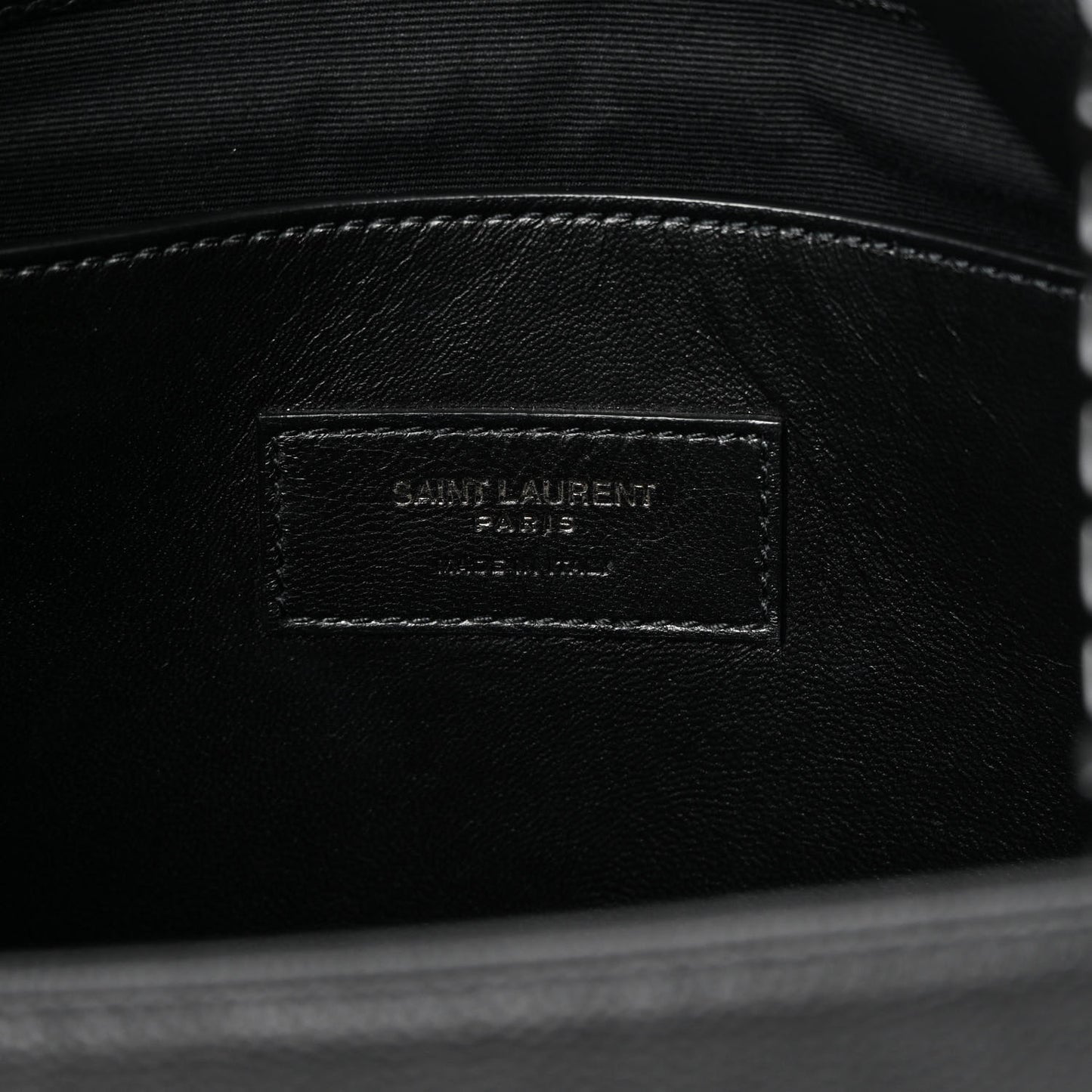 Grain De Poudre Medium West Hollywood Monogram Fold-Over Black