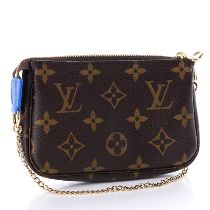 Louis Vuitton Monogram 2019 Christmas Animation Mini Venice Pochette Accessories Blue 3 of 10
