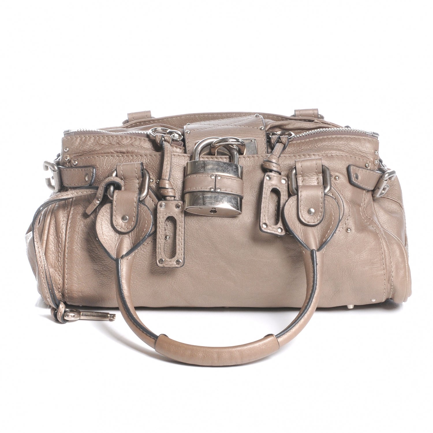 Chloe Leather Medium Paddington Metallic 1 of 10