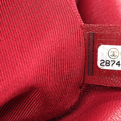 Chanel Lambskin Quilted Large Chanel 19 Flap Red 7 of 10