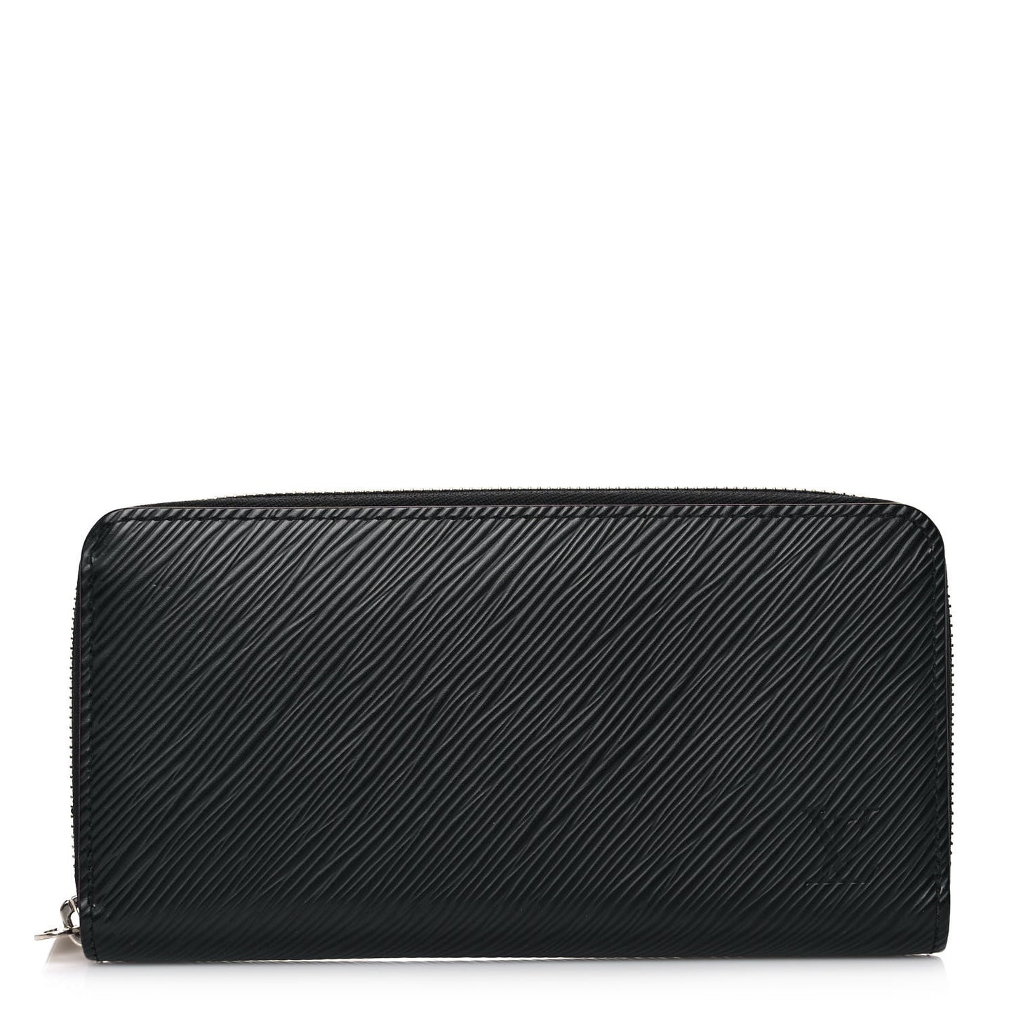 Epi Zippy Wallet Black Hot Pink