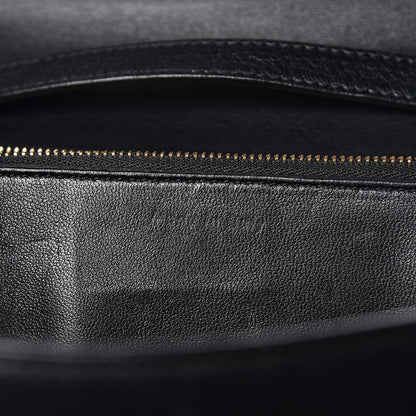 Celine Goatskin Medium Classic Box Flap Bag Black 7 of 17