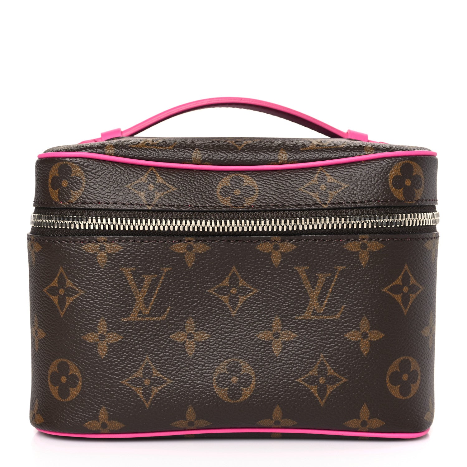 Louis Vuitton Monogram Macassar Nice Mini Fuchsia 1 of 8
