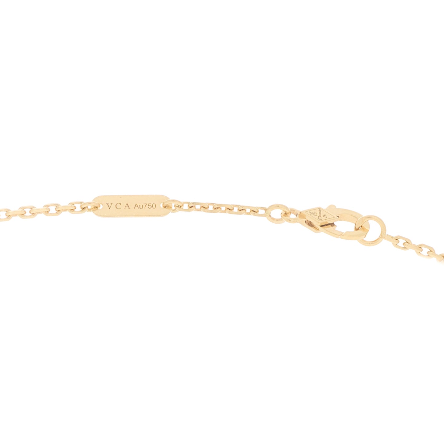 18K Yellow Gold Mother of Pearl Magic Alhambra Long Necklace