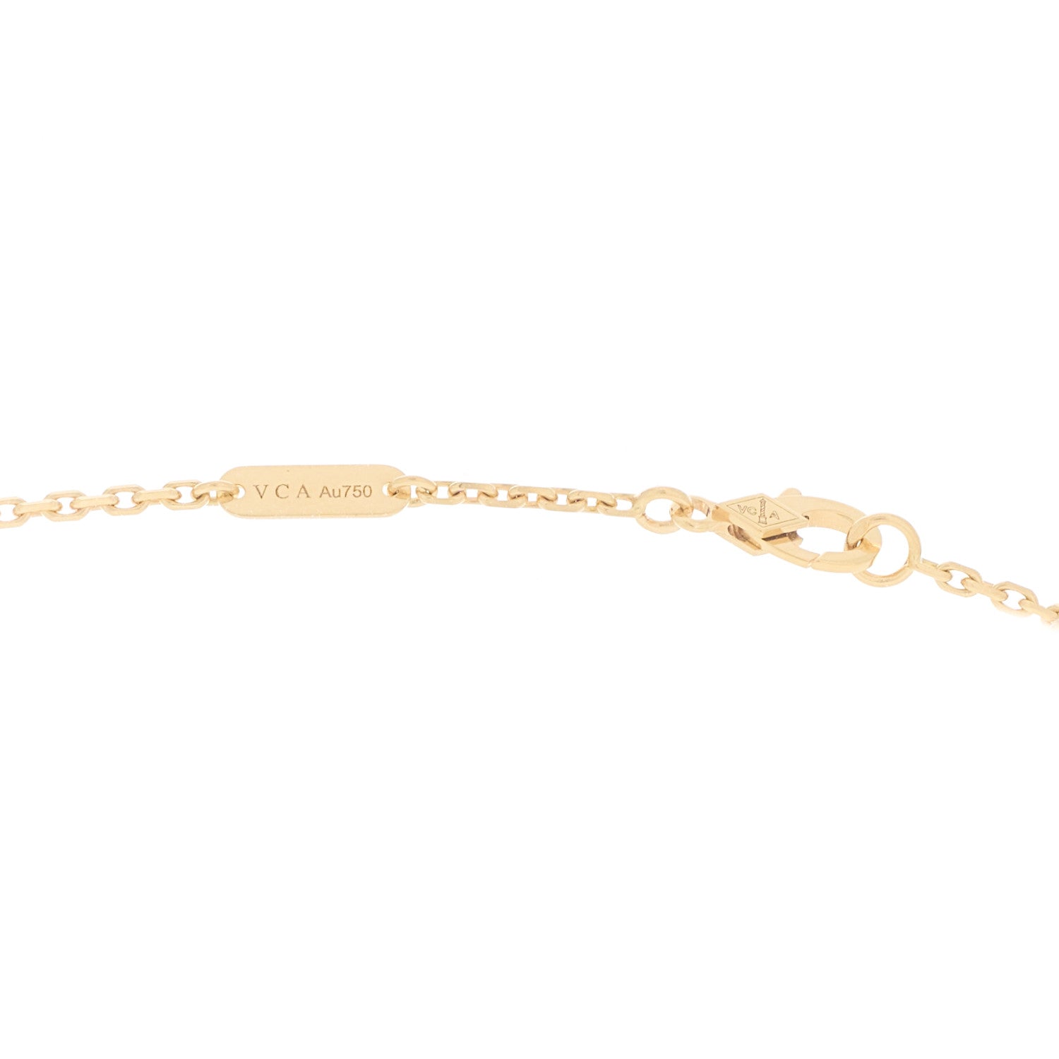 Van Cleef & Arpels 18K Yellow Gold Mother of Pearl Magic Alhambra Long Necklace 5 of 8