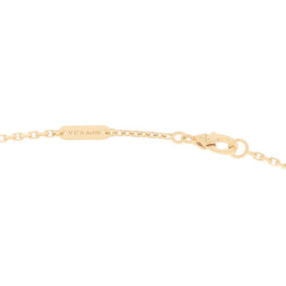 Van Cleef & Arpels 18K Yellow Gold Mother of Pearl Magic Alhambra Long Necklace 5 of 8