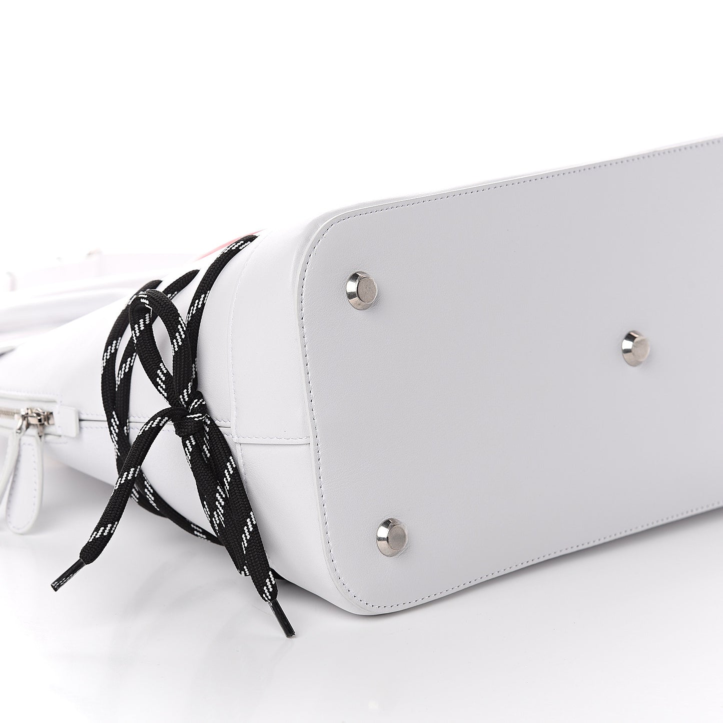 Calfskin Hello Kitty M Ville Top Handle Bag Optic White