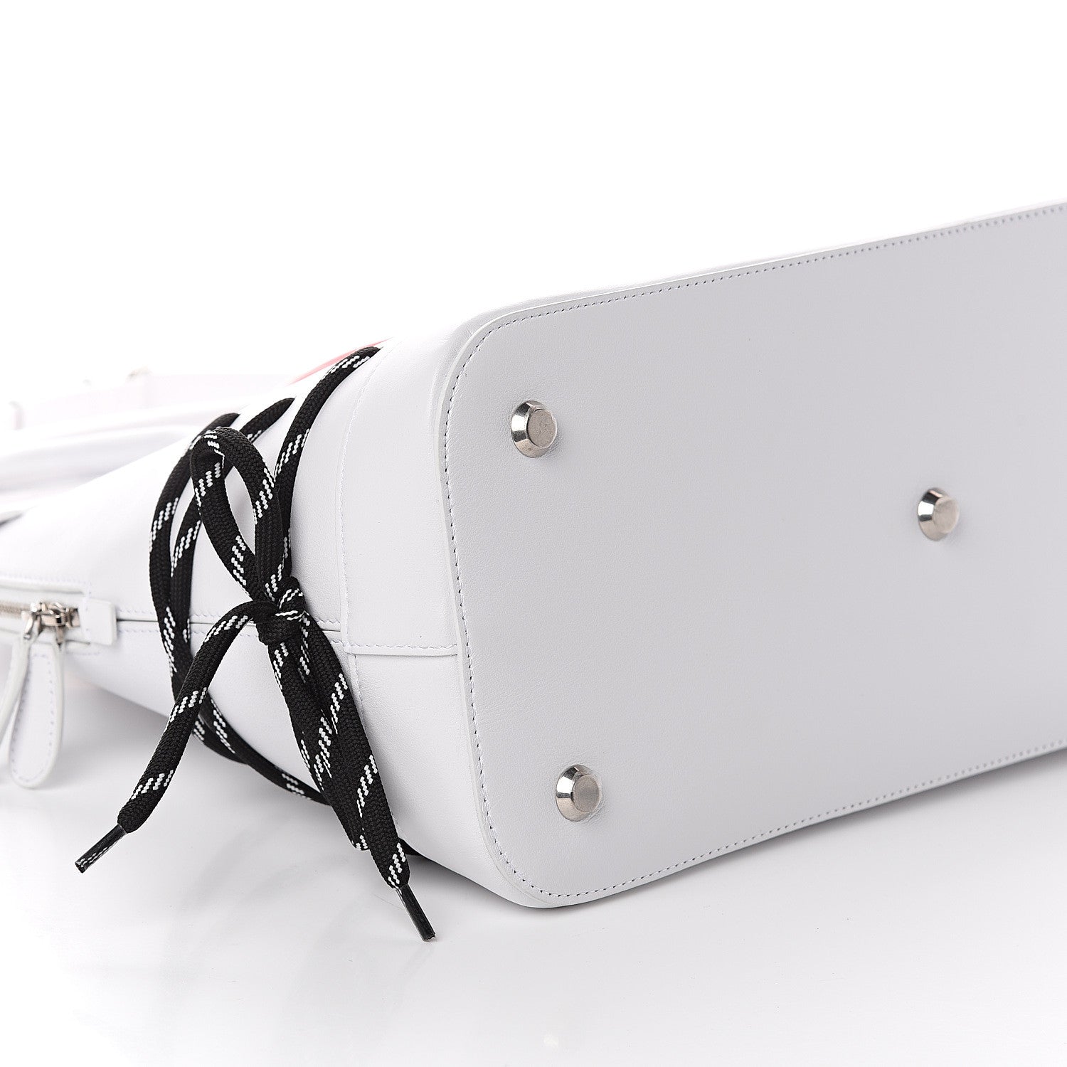 Balenciaga Calfskin Hello Kitty M Ville Top Handle Bag Optic White 8 of 9