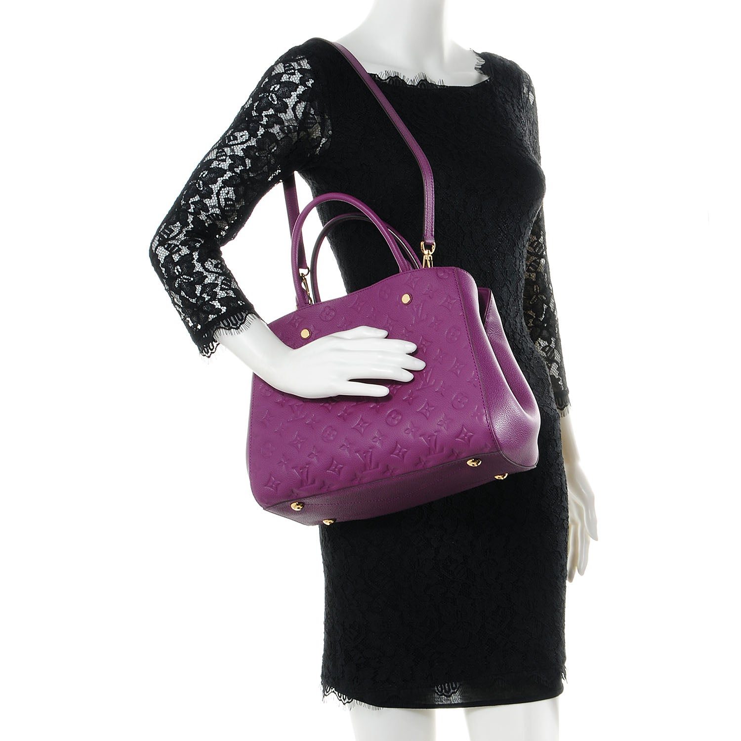 Louis Vuitton Empreinte Montaigne MM Amethyste 2 of 8