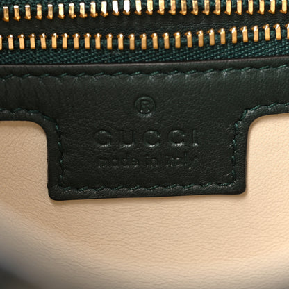 Gucci Snakeskin Web Small Jackie 1961 Hobo Green 6 of 11