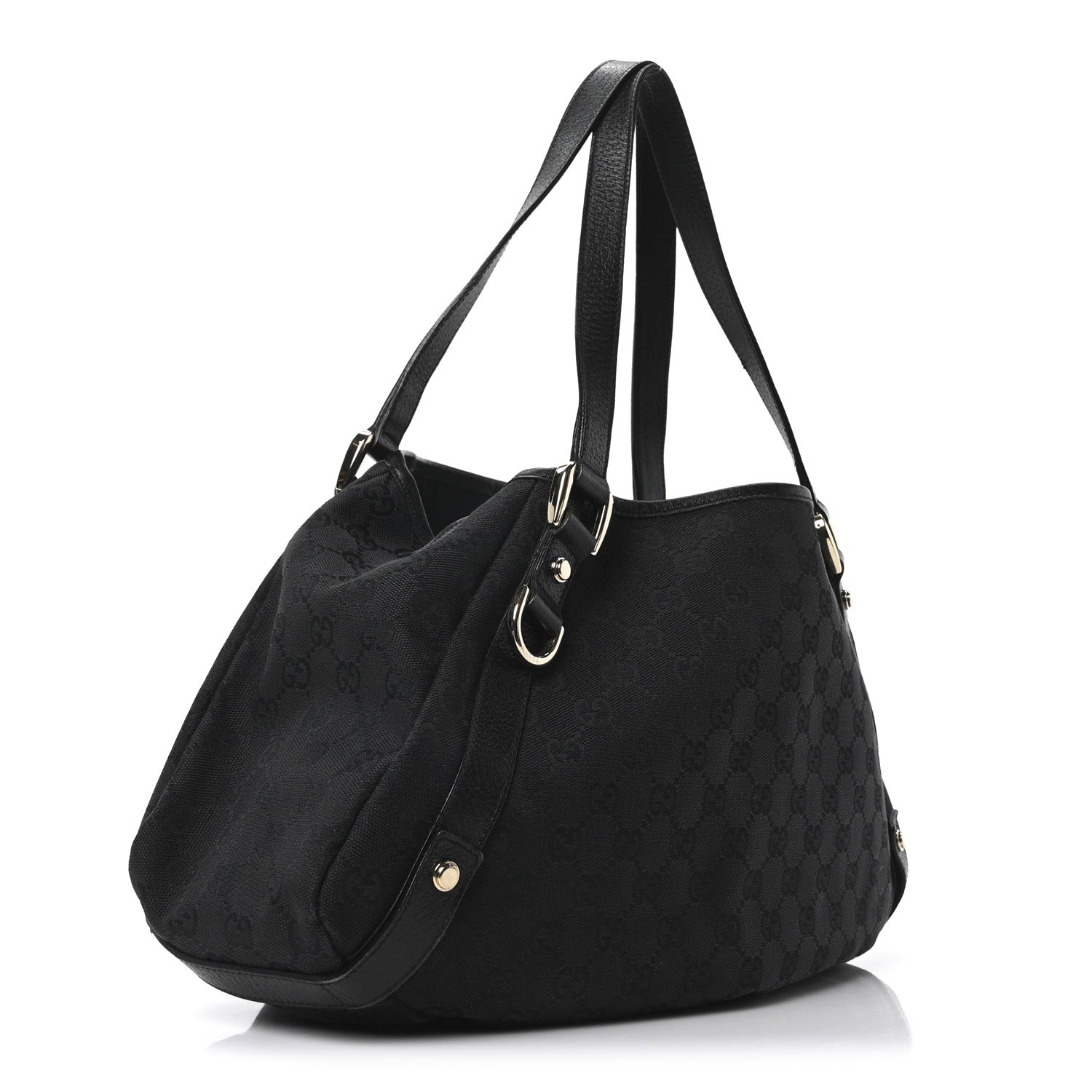 Gucci Monogram Medium Abbey Shoulder Bag Black 3 of 10