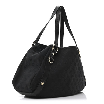 Gucci Monogram Medium Abbey Shoulder Bag Black 3 of 10