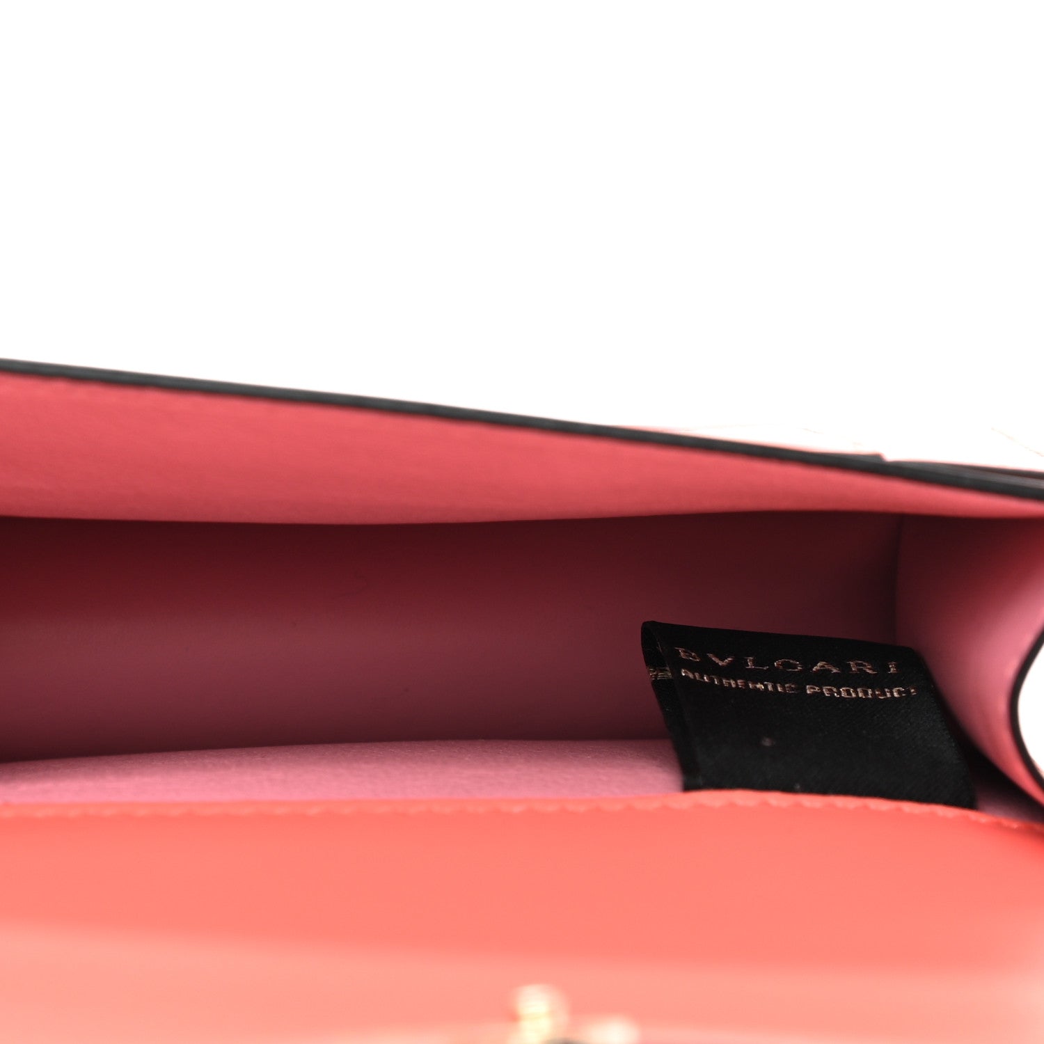 Bulgari Calfskin Serpenti Forever Card Holder Pink 5 of 9