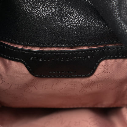 Stella McCartney Shaggy Deer Mini Falabella Fold Over Tote Black 6 of 9