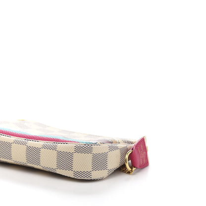 Louis Vuitton Damier Azur 2015 Christmas Animation Mini Pochette Accessories 8 of 10