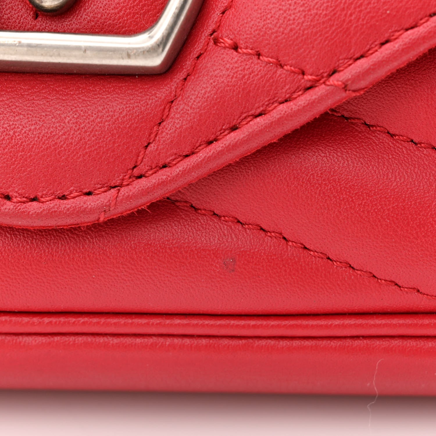 Louis Vuitton Calfskin New Wave Chain Pochette Scarlet 11 of 11