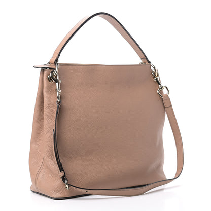 Gucci Pebbled Calfskin Large Soho Hobo Camelia 3 of 9