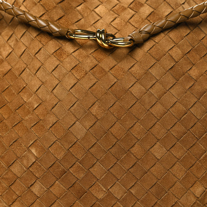 Bottega Veneta Suede Intrecciato Large Andiamo Shoulder Bag Acorn 7 of 11
